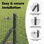 Welded Wire Fence With 7 Posts Steel-94018048-94017019