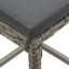 Ensemble de bar de patio 5 pièces Wildon Home® en bois massif d'acacia et de rotin de polyester-1806484792-1806484793