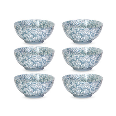 Denim Daisy Dip Bowl 4"