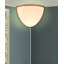 Lampe murale d’angle à brancher 1 lumières à plaque de chauffage blind Johnna