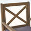 Chaise avec 2 coussins Perla
