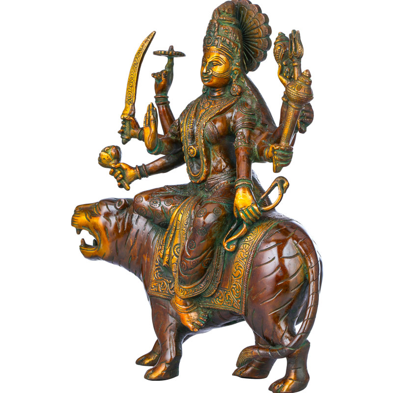Huit statues de la déesse Durga, Rouge