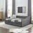 Everett Full Size Daybed with Drawers Upholstered Tufted Sofa Bed