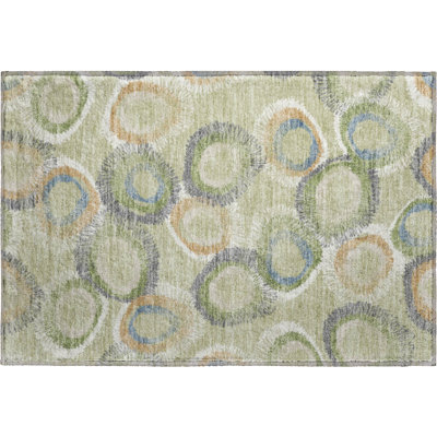 Premium Machine Washable Mayfield AMF2278 Geometric Rug