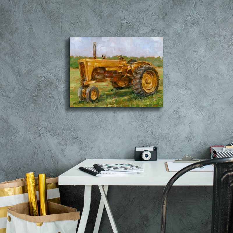 «August Rustic Tractors 4» par August Grove, H 12 po x l 16 po x P 0,75 po