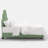 Marion Bed In Climbing Vines Green-124919887-124919889