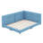Lavel Upholstered Panel Bed-1491969075