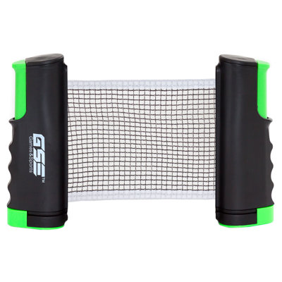GSE Adjustable Retractable Ping Pong Net & Post. Anywhere Replacement Table Tennis Net for Any Tables