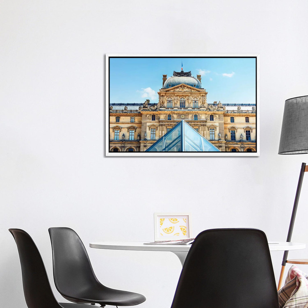 Louvre Architektur von Manjik Pictures - Galerie-umwickelte Leinwand GiclÃ©e auf Leinwand