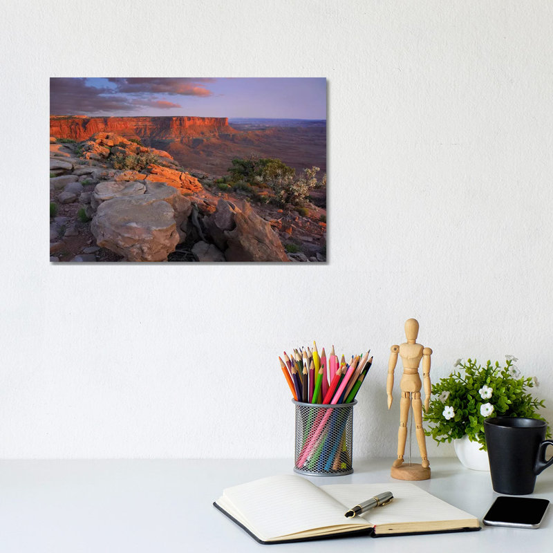 View Form Green River Overlook, Canyonlands National Park, Utah II by Tim Fitzharris - Wrapped Canvas Print