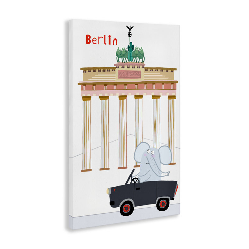 «Elephant & Berlin Architecture», conception par Carla Daly, H 24 po x l 16 po