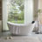 68" x 30" Freestanding Soaking Acrylic Bathtub