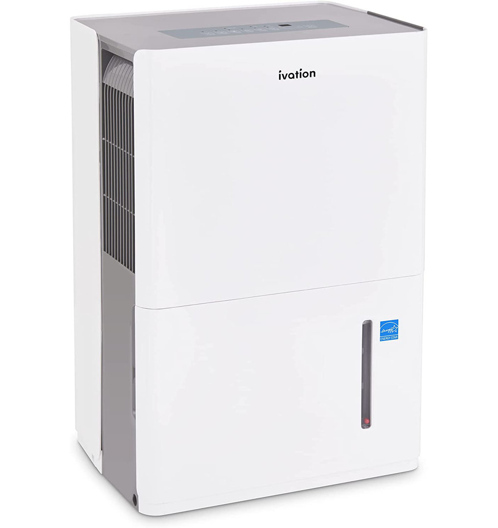 Ivation 50 Pints Tower Dehumidifier for Rooms up to 4500 Cubic Feet Ivation