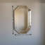 Miroir mural élégant en bronze, 39,4 po x 23,6 po | 100% panneau de fibres à densité moyenne, réglable pour l'affichage horizontal et vertical | Design moderne, assemblé | Parfait pour la décoration intérieure, le vestibule et les espaces de vie - élégant et fonctionnel-2022197065-2022197110