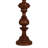 36" Rustic Table Lamp  for Living Room, Bedside Lamp with Spindle Wood Grain Base for Bedroom