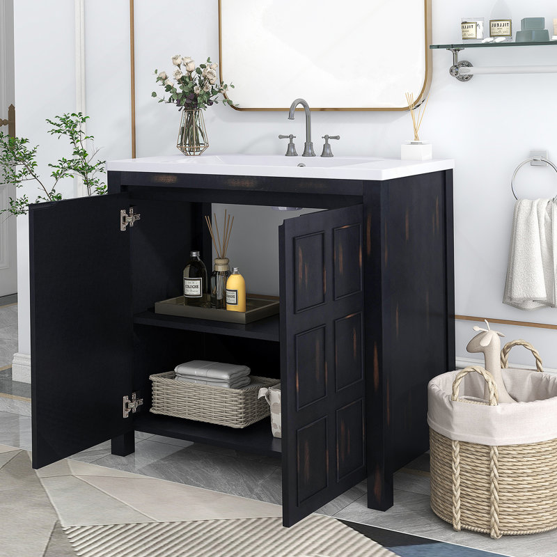 Armoire de salle de bain 36 "Retro Espresso