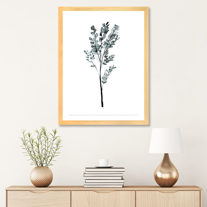 « herb » par albina bratcheva print, Papier avec cadre blanc, H 32 po x l 24 po x P 1 po