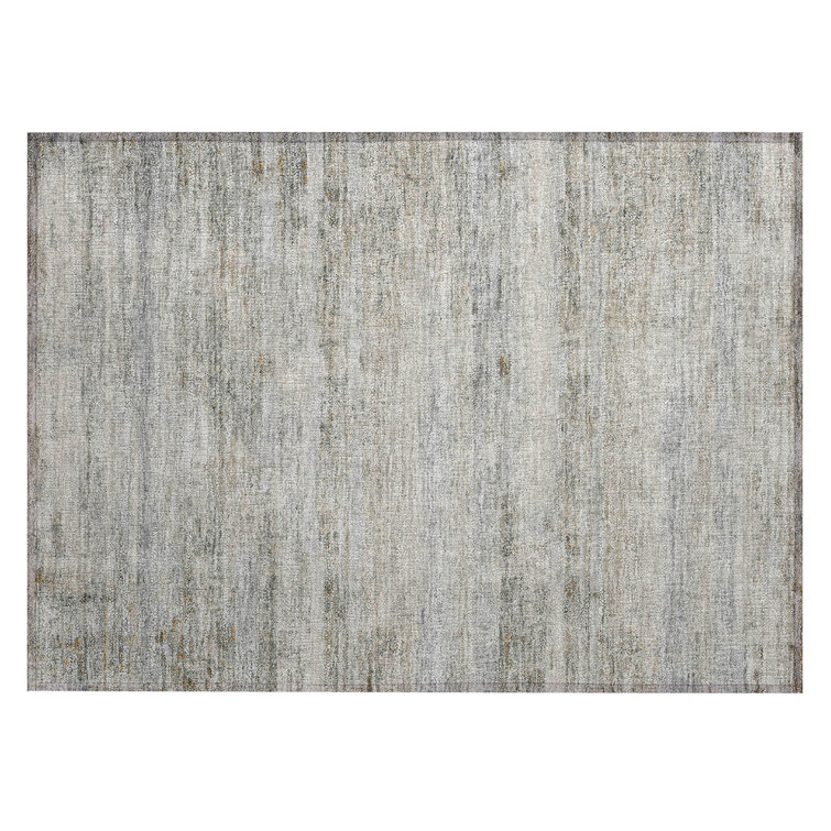 Machine Washable Indoor/Outdoor Colman ACN2154 Striped Rug