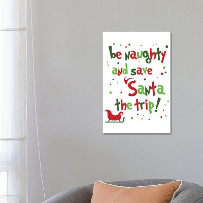 Be Naughty by Anna Quach - Wrapped Canvas Painting