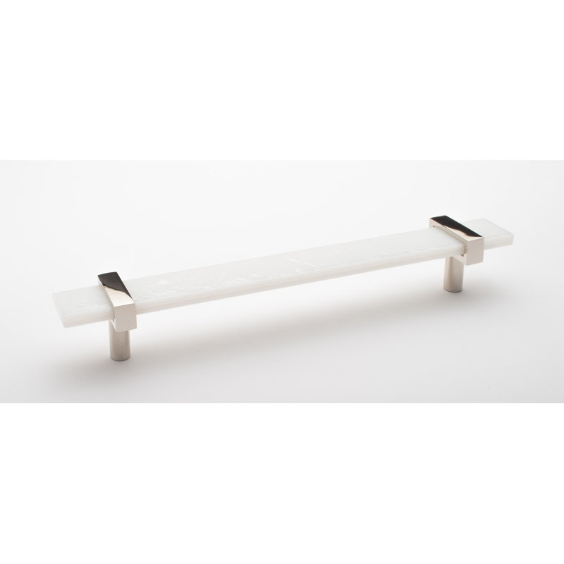 Adjustable 9" Length Bar Pull, Satin Brass/Black, 9"
