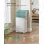Kitchen Bin 50 L, With 15 Bin Bags, Stainless Steel, Removable Plastic Inner Bucket, With Lid, Handles, Soft Close-437100282