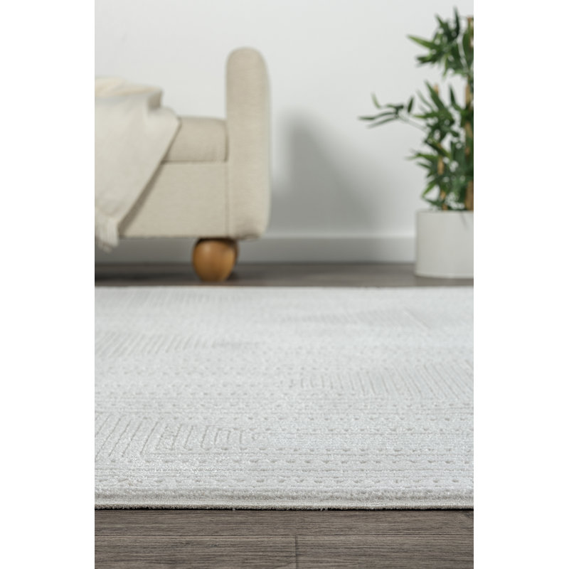 Ridit Geometric Machine Made Indoor / Outdoor Area Rug, Rectangle 200 x 290cm