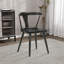Ensemble de 2 chaises de salle à manger de style rustique moderne-818250511