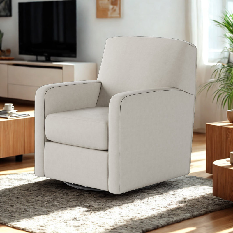Fauteuil oscillant pivotant Balina Bindi, Sable Maximus, H 38 po x l 35 po x P 29 po