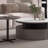 Light luxury design sense round coffee table
