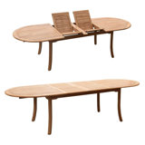 Issleib Outdoor Oval Teak Dining Table