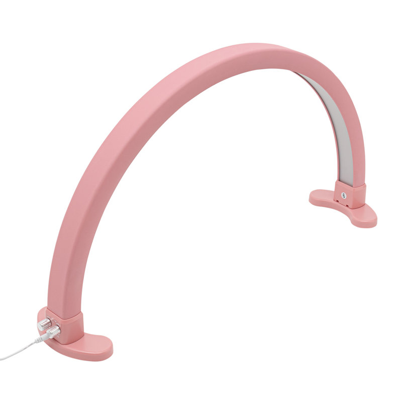 Lampe de bureau à DEL demi-lune, lumière de salon à intensité variable avec température de couleur réglable