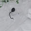 Stick 'n' Lock Matt Black Self Adhesive Toilet Roll Holder