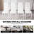 38'' H Upholstered Dining Chair Faux Leather Side Chair With Steel Legs-177624649