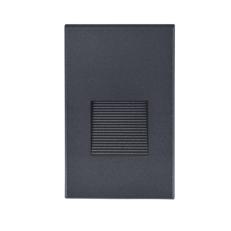 Bronze Vertical LED Step Light with Metal Finish