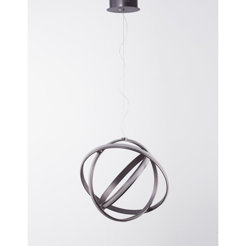 3 - Light Sphere LED Chandelier, 150cm H x 50cm W x 50cm D