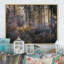 «Forest Trees In Winter», reproduction d'art sur toile-764863188-764863184
