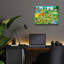 «Epic Art» par DoodleScapes, art mural en verre épique 16 po x 12 po