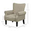 Allianah Linen Cheasterfield Armchair-1987935384