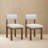 Mira Wood Dining Chair With Upholstered Backrest And Seat, Set Of 2-911712815