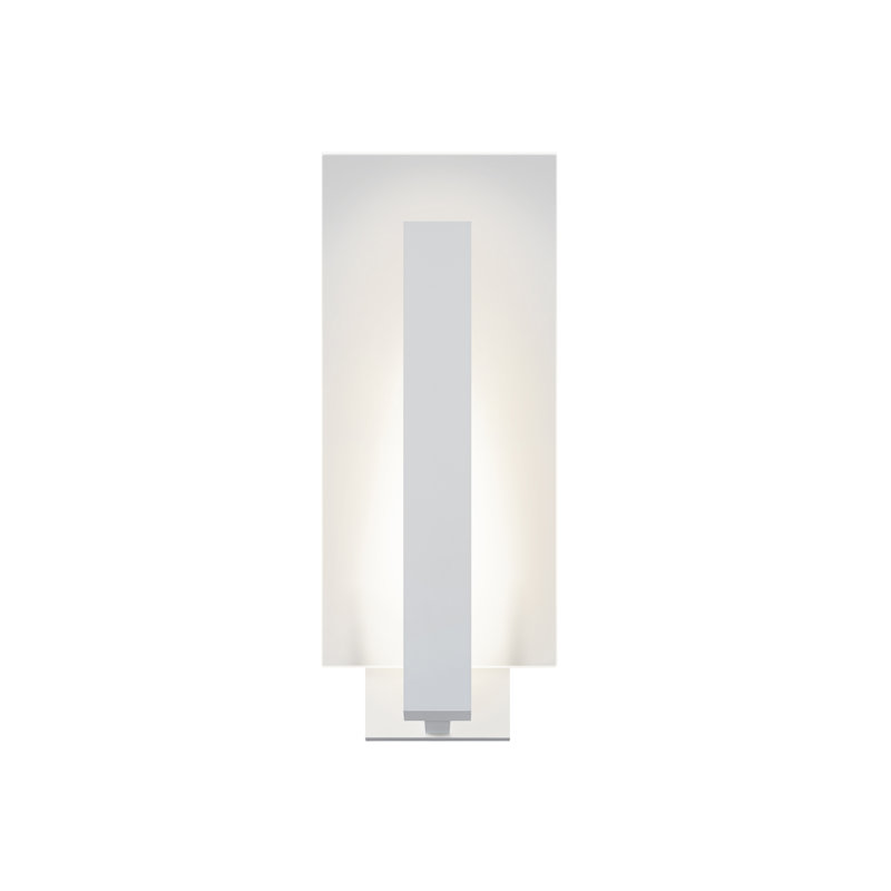 Inside-Out LED Flush Mounted Sconce, Textured White