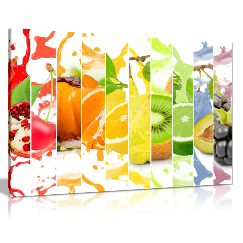 Fruit Healthy Kitchen - Wrapped Canvas Print, 41cm H x 61cm W