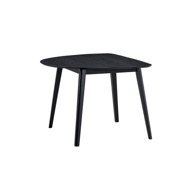 Real Black Finish Dining Table
