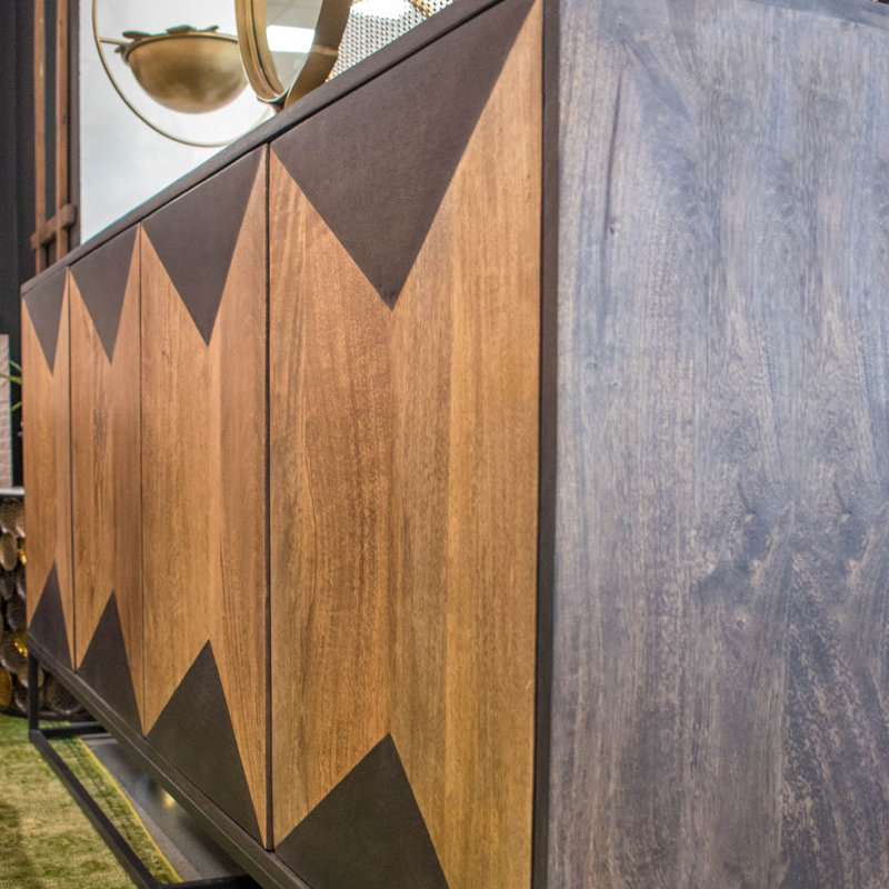 Ennen 80'' Solid Wood Sideboard, Espresso