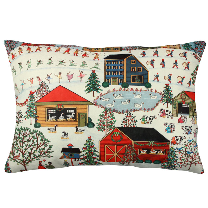 Housse et insert de coussin rectangulaire intérieur / extérieur en polyester / coton Blomquist
