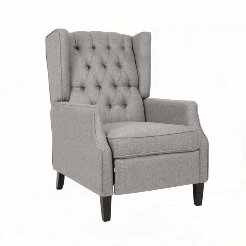 Morphis Recliner, Gray Fabric