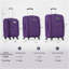 Ensemble de 3 valises extensibles Softside Valise