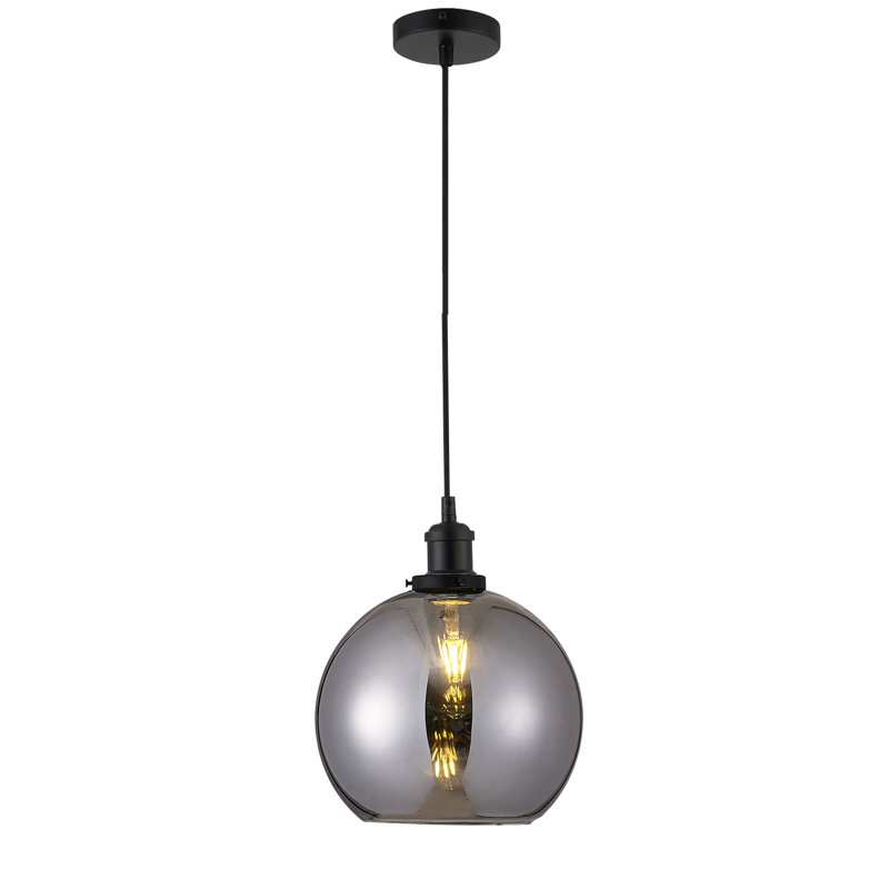 1 - Light Sphere Pendant, Smoked