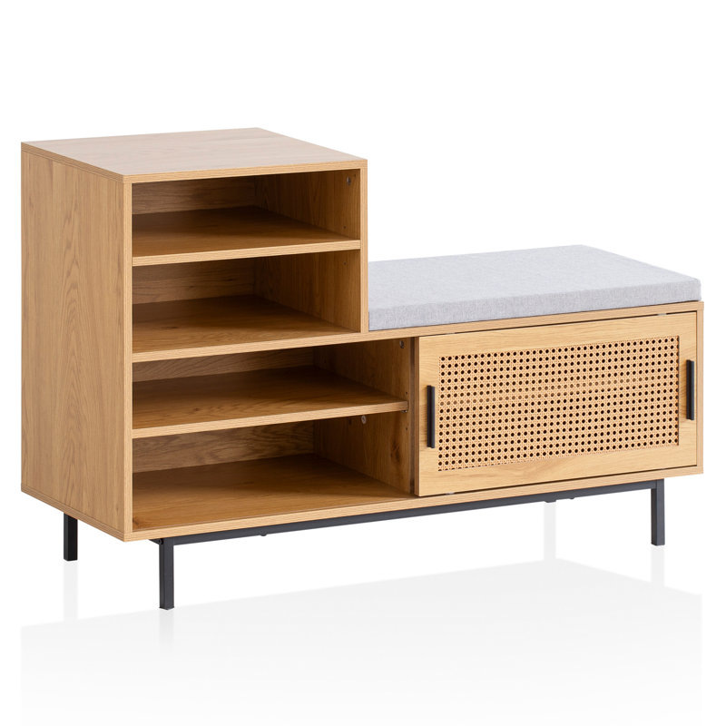 Akeel 10 Pair Shoe Storage Bench