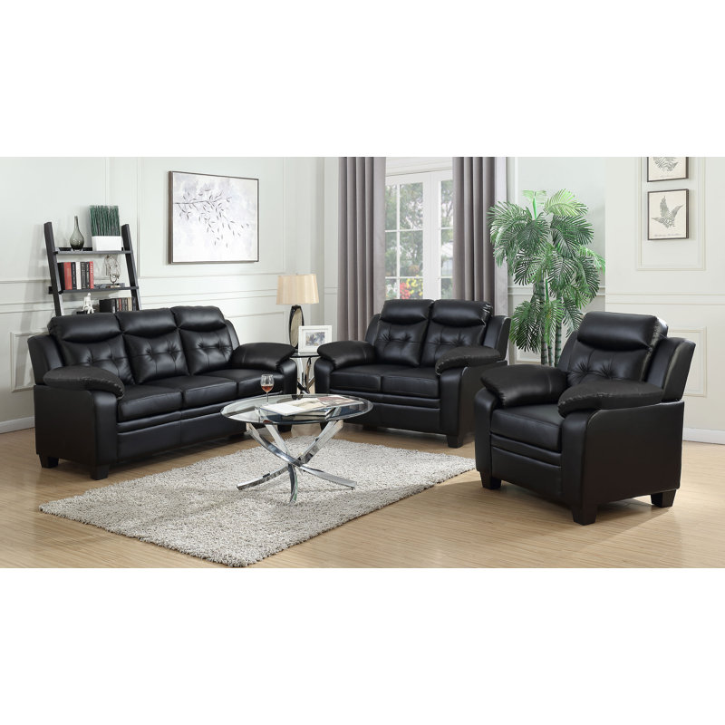 Ensemble de canapé Thyais, 3 Pieces: Sofa, Chair, Loveseat