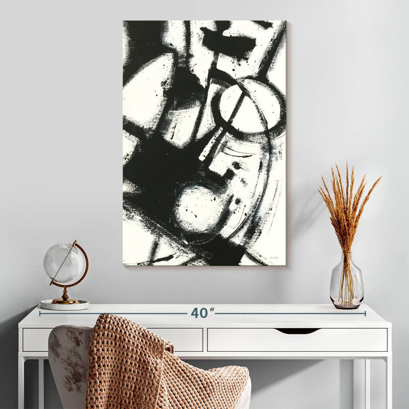Avery Expression Abstract II White, 30" H x 20" W